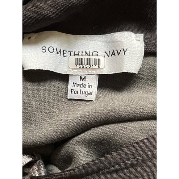 Something Navy One Shoulder Gown in Black Medium Womens Long Maxi Dress - Picture 7 of 16